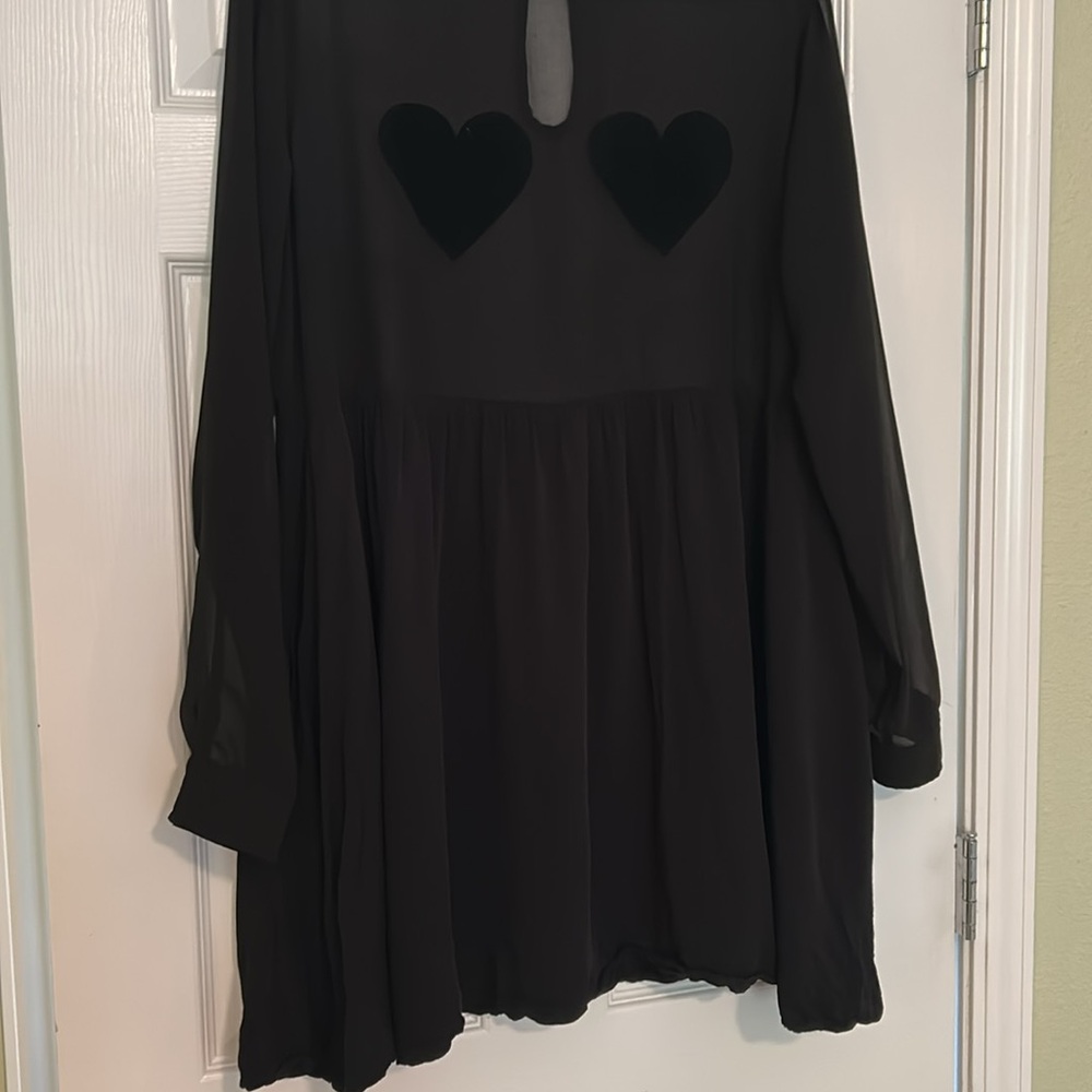 Lazy Oaf Flock Heart Dress M/L - Picture 4 of 9